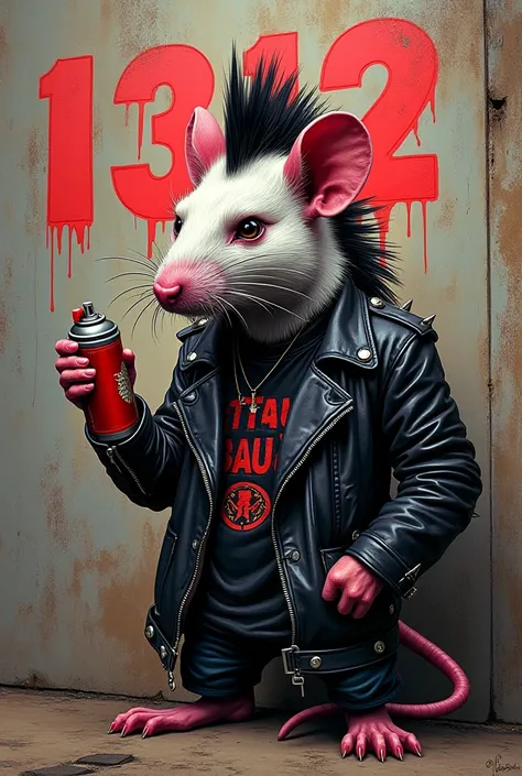  
Punk Rat drawing numbers 1312
