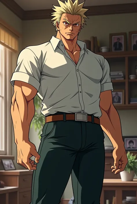 Masaru Bakugo, Katsuki Bakugo's dad from the anime My Hero Academya