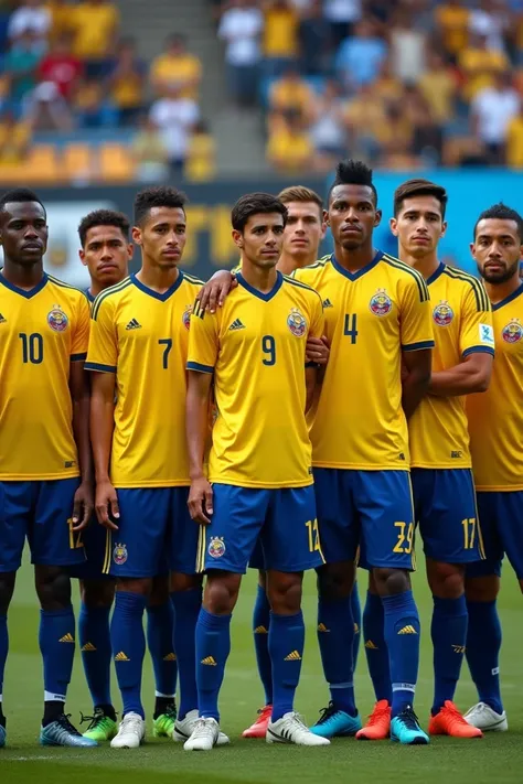 Hello, you are a sports designer and I need an image of the Colombian under-20 team announcing that today they are playing against Paraguay at 8:00 pm 