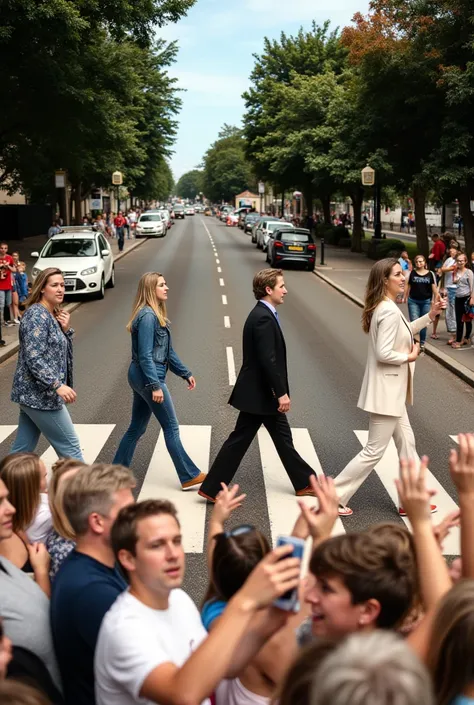 Brits celebrate Beatles Day at Abbey Road in London