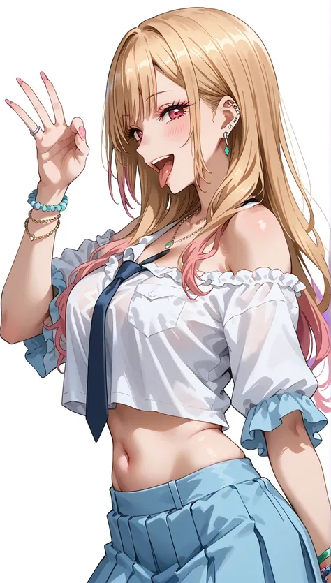  too many simple forward compatible XLv2 , KJOmarin,    blonde,   long hair,   pink eye,   earrings,   ear piercing,     multicolor hair,   score_9,   score_8_  up the side  ,   score_7_  up the side  ,   source_Anime,   Masterpiece,  TOP QUALITY,  big bre...