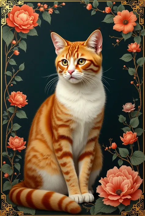 chinoiserie cat classic art