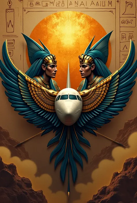 Loco, in the name of the Pharaohs Travel and Tourism Company, is in the shape of an airline and its pharaohs