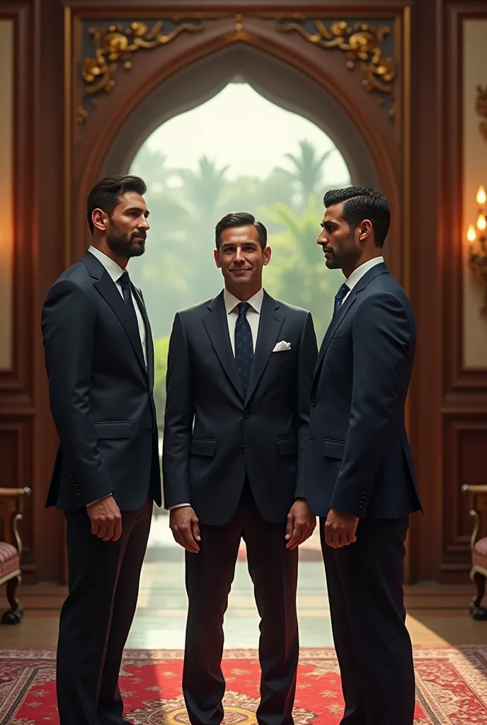 Messi and ronaldo meeting with cheif minister of kerala
