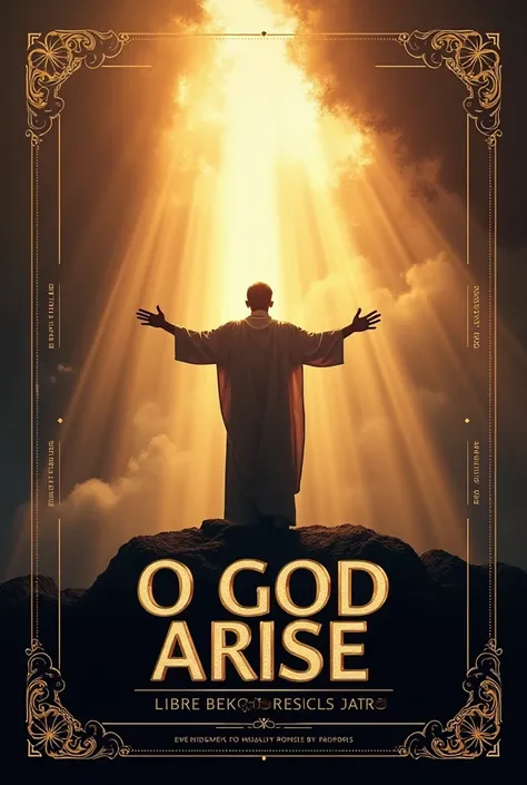 A church flier for a program called O God Arise