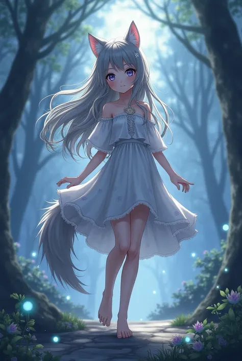 anime girl wolf 
