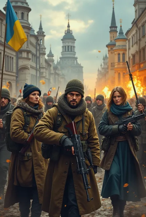 Photo of fighting Ukrainian people from Kyiv Rus to nowadays with russia