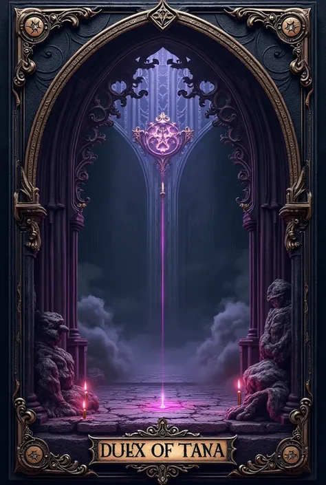 I would like to create a border for tarot cards in dark gothic style