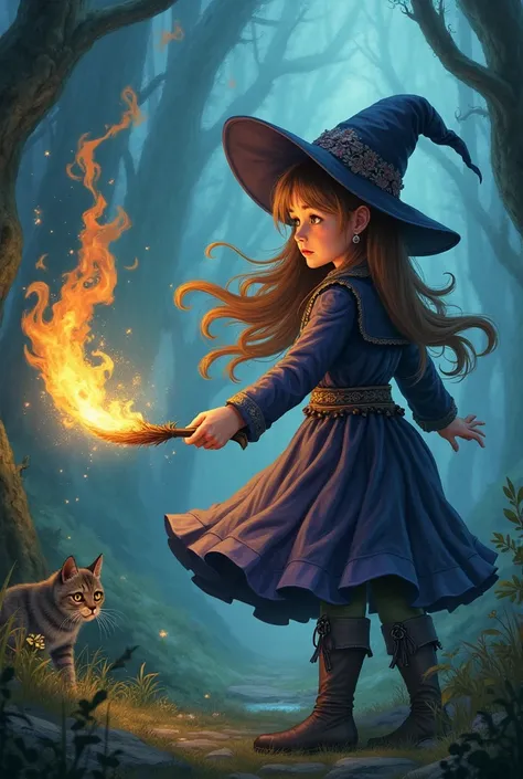 Here are some story ideas featuring a girl and a witch:

Fantasy Adventures
1. *The Apprentice Witch*: A young girl discovers she's the chosen apprentice of a powerful witch and must learn magic to save their kingdom from darkness.
2. *Witch's Familiar*: A...