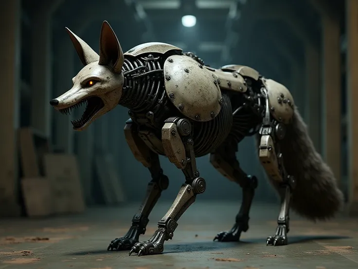 Endoesqueleto Animatronico de raposa endomorfo 