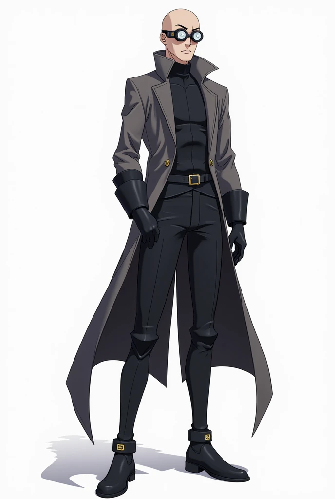 generates a full-body image of Viktor de Arcane with a white background and in full HD