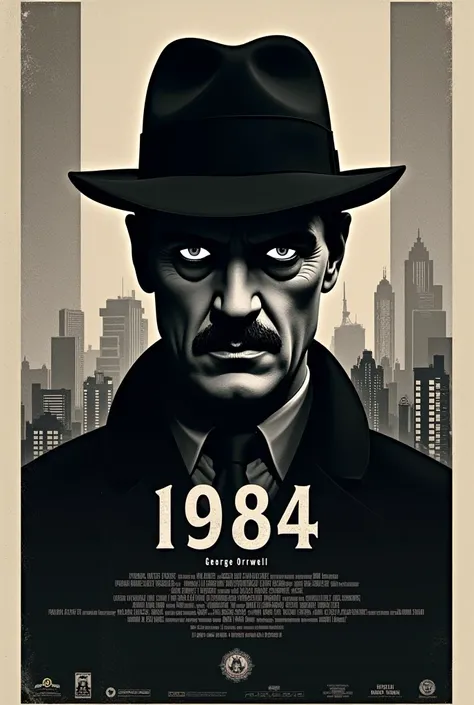 Napravi mi plakat za seriju pod nazivom "1984", autora George Orwella 