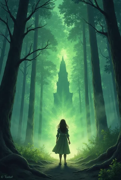 Panel 12: As Sarah watches the spirits fade away, returning to their ethereal realm, she knows that she will always have a special connection to the forest and its mystical inhabitants. She stands tall, proud and grateful for the adventure that has changed...