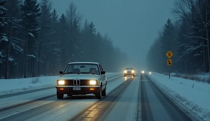 Calls on the Road**  

The snow fell like a silent veil over the deserted road, absorbing any sound other than the roar of the engine and the rustle of flakes crunching under the tires. Lara looked out the window, watching the endless darkness that swallow...