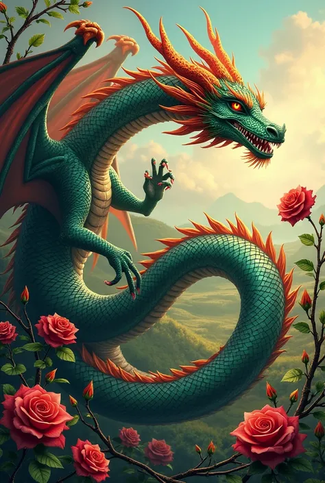 Dragon Que Rodee the phrase There's No Thornless Rose