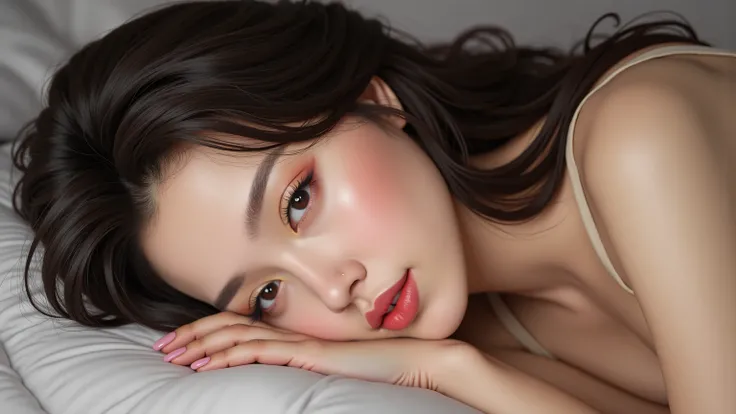 Sexy beauties are sleeping again 、Full Body Shot Full Body Shot
pictures,  realism, 写真 by Nomi, 
 super detailed, ( by Nomi,写真 by Nomi,写真- by Nomi:1.37),  beautiful detailed eyes , 
 beautifully detailed lips ,  Extremely detailed face, long eyelashes,  pe...