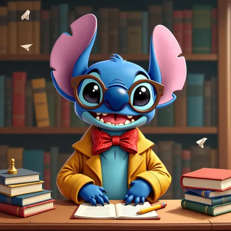 Stitch como professor 