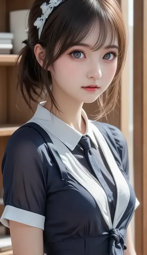  1 girl，3DCG， 3D character ，(とても cute女子高生:1.3)， Masterpiece， top quality， high resolution，((( Photorealistic:1.4)))， RAW photos ， ray tracing， Physically Based Rendering， beautiful girl，(Age 15:1.4)， white skin， cute， beautiful， attractive， Japanese，A fain...