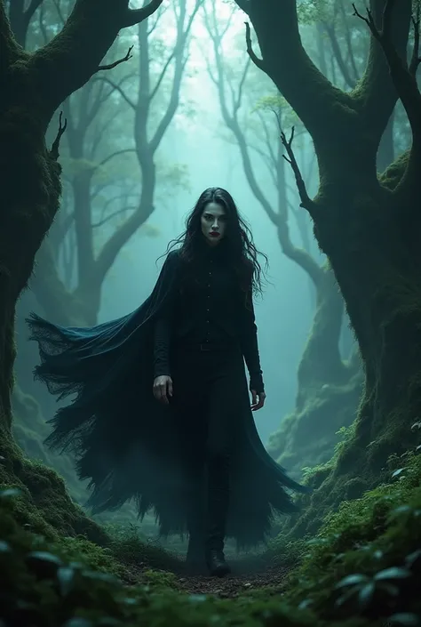 Vampire in the forest 