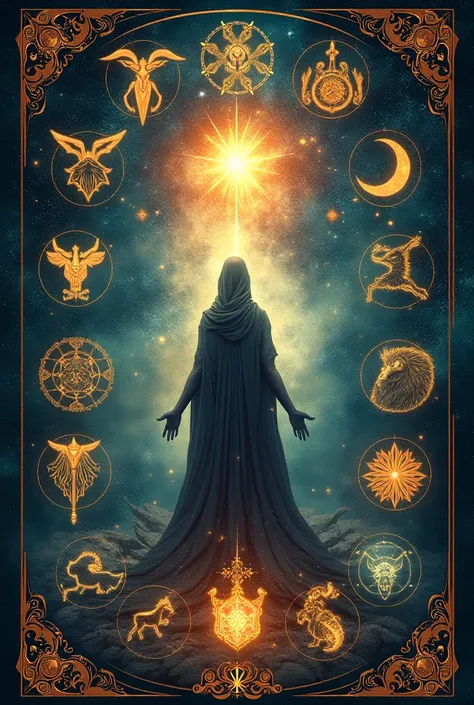  A very creative fantasy book cover that has to do with the twelve signs of the zodiac