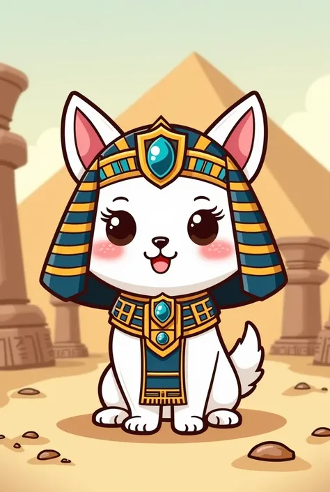  Pochacco cartoon, Egyptian dress 