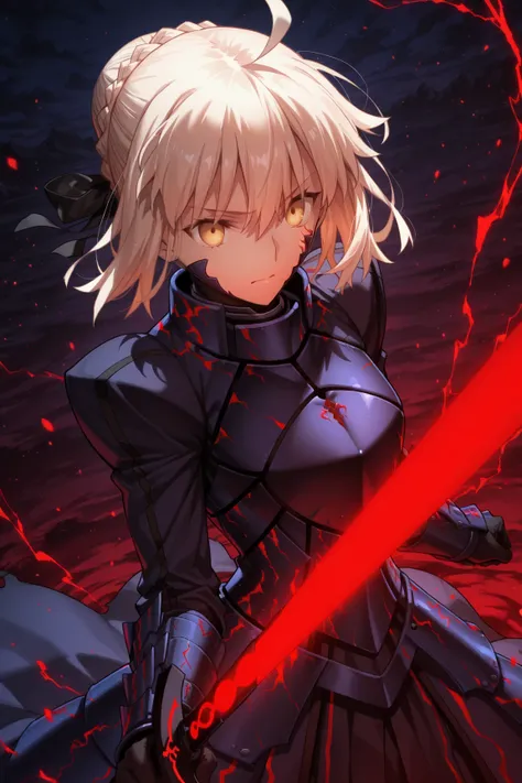 1girl, solo, alter saber, fate grant order, 