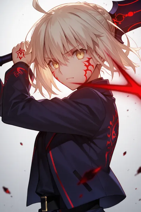 1girl, solo, alter saber, fate grant order, 