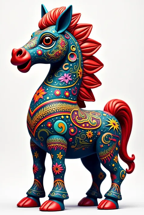 Alebrije horse logo 