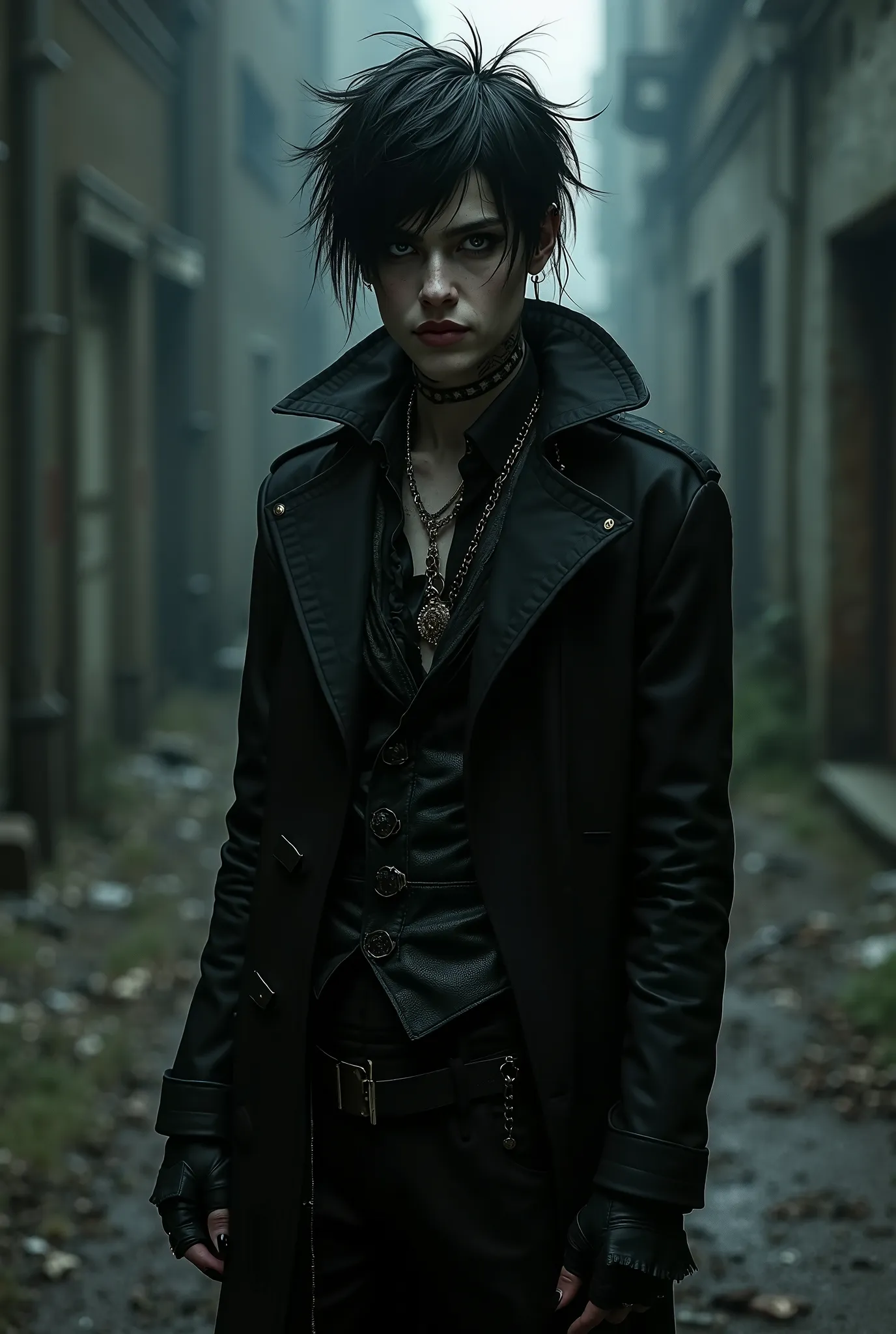 Rogue vampire with emo style 