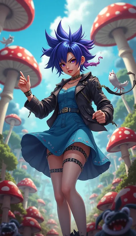 Anime spiky hair tomboy alice in wonderland 