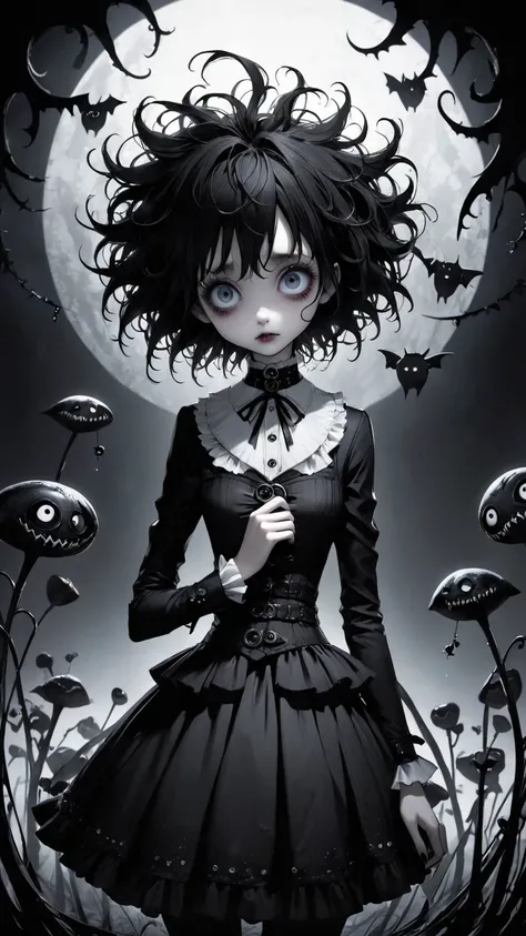   Tim Burton Style 、 darkness