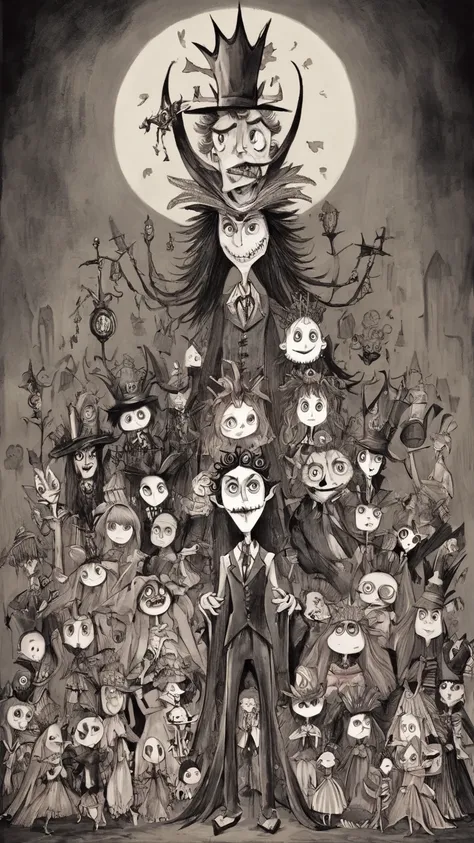    Tim Burton Style   、The Emperor&#39;s New Clothes　、