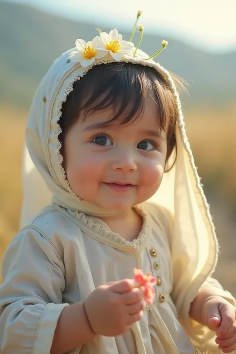 Be a beautiful baby girl, there should be a staller on her head, a real baby and her Eid songs are a lot of ren and the sky is seen above, the water canal is deaf with the below and apart from this, along with the birds, you are also a flower, and send the...