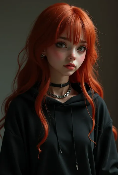 (( RAW Photo),  absurd, ( absurd resolution)),  masterpiece,  better quality, ( Extremely detailed 8k unity CG wallpaper), ( best illustration ), ( better shade),  Realistic lighting,  detailed and beautiful shine, (( 21 years old)), chica,  long red hair,...