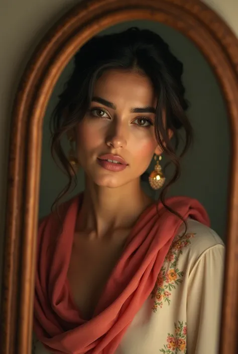 Beautiful Pakistani girl mirror selfie face not show