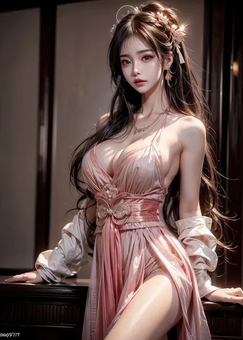  masterpiece,  1 beautiful girl,  Meticulous Eyes, Consistent eye size, Purebred face_v1,  top quality, Ultra  high resolution , (Reality: 1.4),  Japanese, Korean, very beautiful, Beautiful skin, slim， very sexy , (超Reality), ( high resolution ), ( 8,000),...