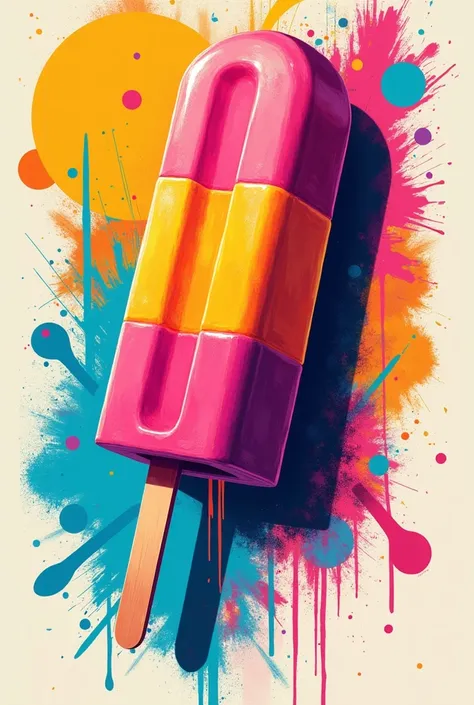 Create a pop ice design drawing