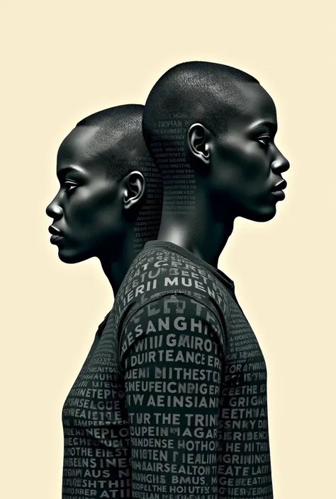 A poster with words CLOSETED with a male and female young African Man bolehead 