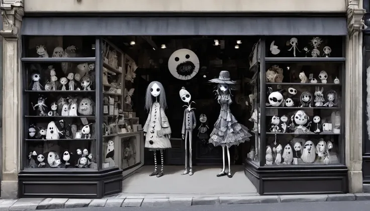     Tim Burton's Style、 shop window、An interesting person