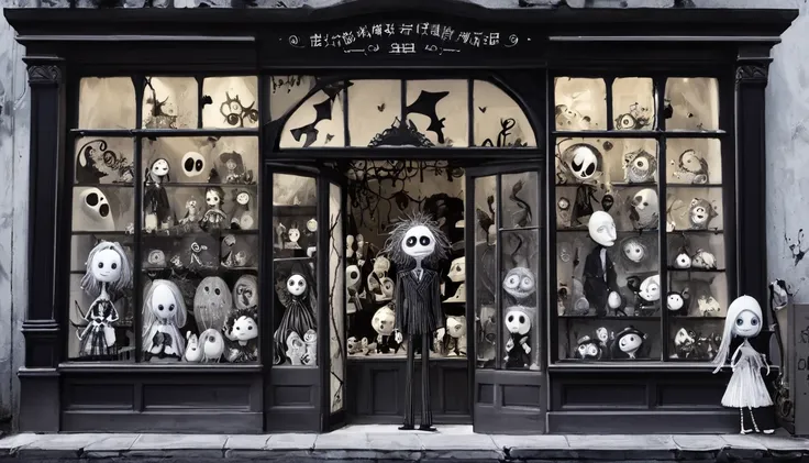     Tim Burton's Style、 shop window、An interesting person