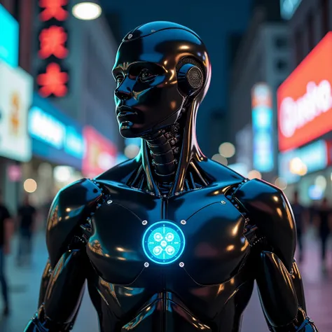 The smooth glossy alloy nanofiber composite material creates skin with detailed representations of the perfect hot man's face. The body is made of superalloy carbon composite material to build muscles in men. The reactor engine has a blue LED lamp inside t...