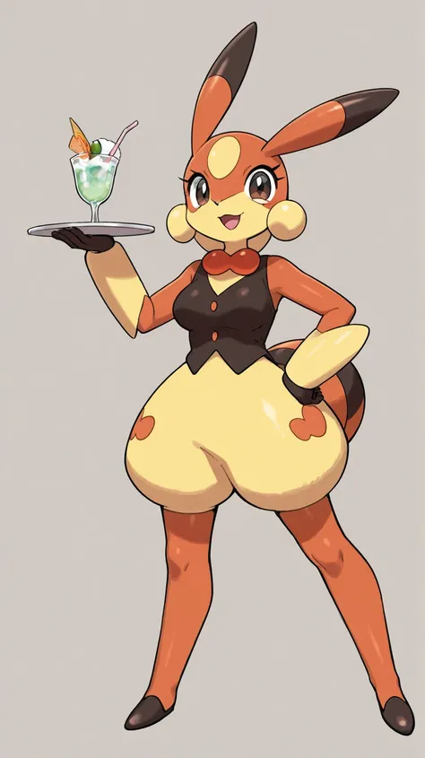 Female furry teenager ant pokemon style 