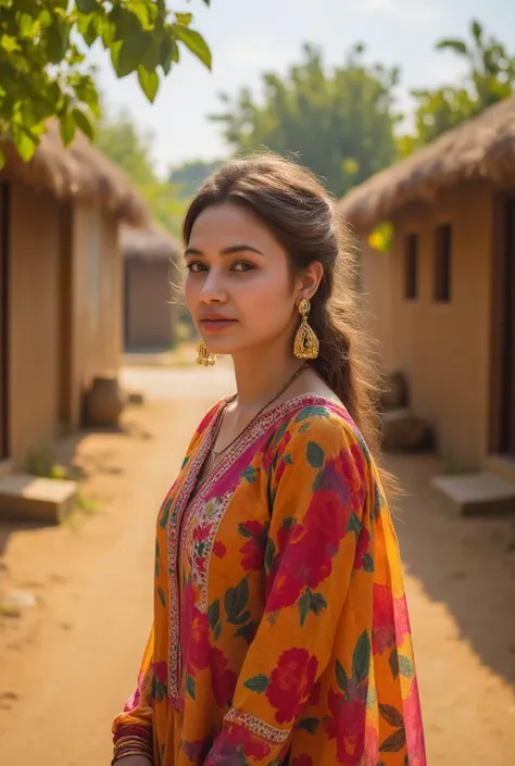 24 year girl in indian gujarat village not modern village rural vibe