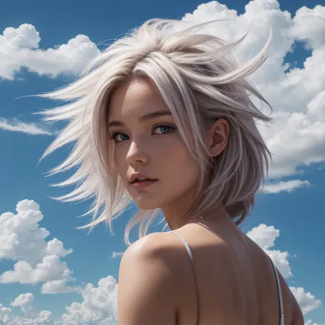 A png of cirrus hair from lost in the cloud