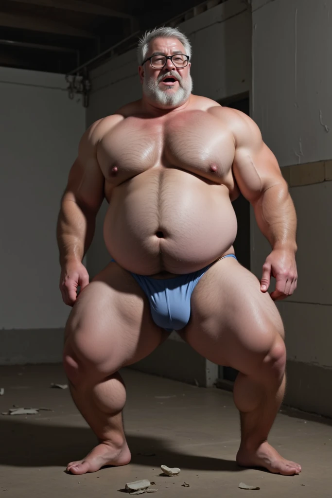  Muscle Bear ,    looking euphoric in an abandoned building 、  it shows     .   
   showed me an old man's butt    　   gray hair  　I look like a pro wrestler with a long gray beard 　 showed me an old man's butt   　　
   Rubber   ,    I'm a little fat 、
Sit ...