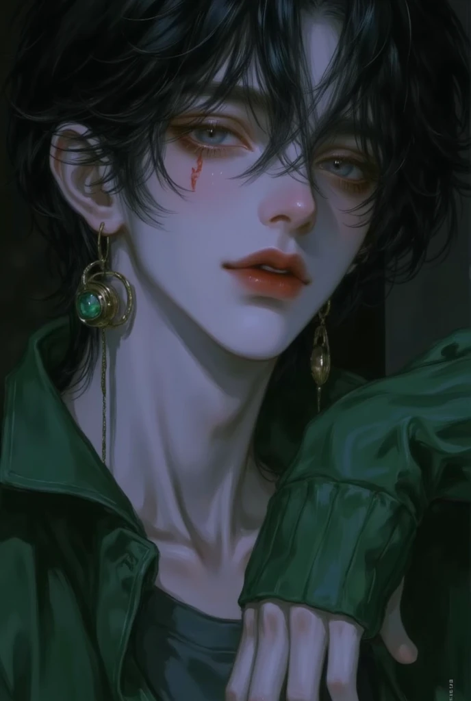  The Beautiful Darkness of One Person in the Tattered Anime Has Fallen
Bad Slytherin Boy、   midnight on a floating island、 Dark illustration 、20 years old、  Japan-Korea half、 smoothly drawn 、Gently drawn 、 black short hair、   handsome and well-groomed hair...