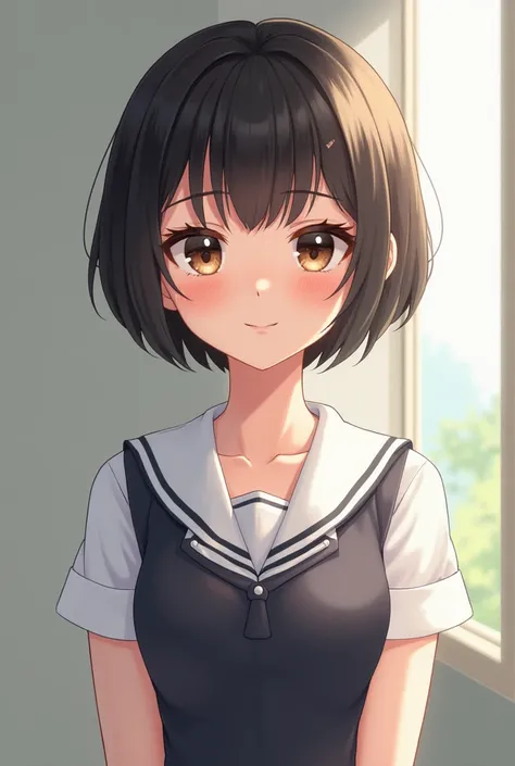 The girl with the short cut is cute Kei
uniformed
Big boobs