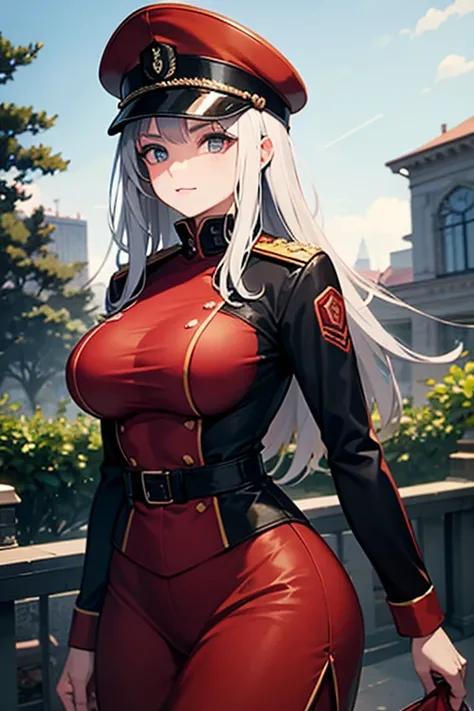 Soviet female general,large breasts, 