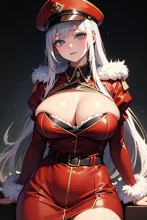 Soviet female general,large breasts, 