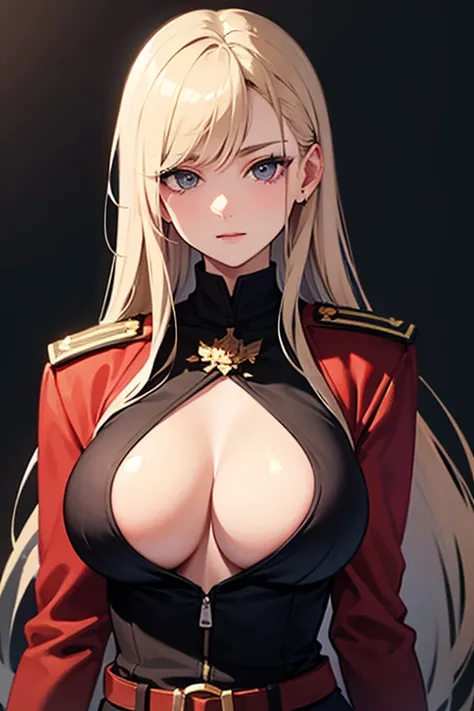 Soviet female general,large breasts, 